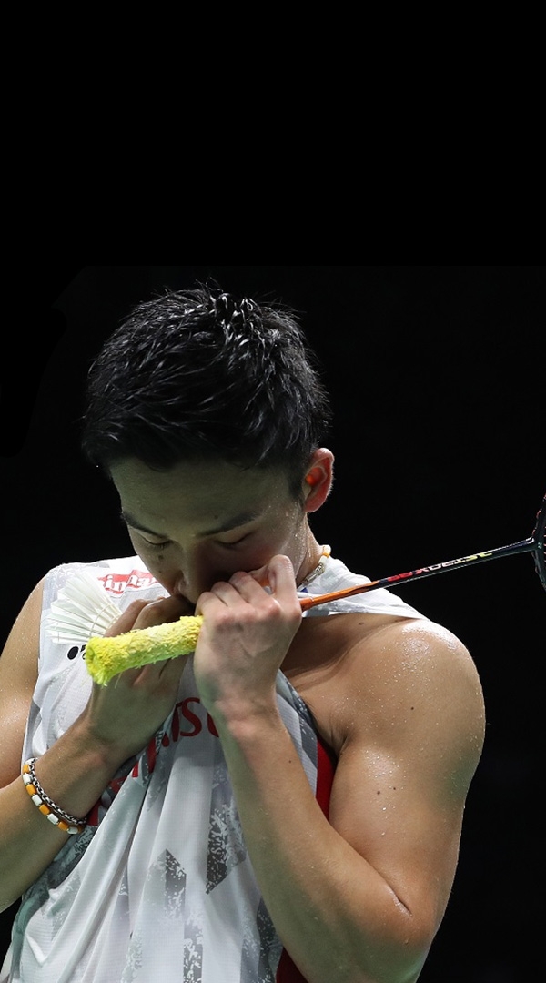 badminton player Kento Momota