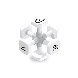 Rubik Cube internal mechanism representation